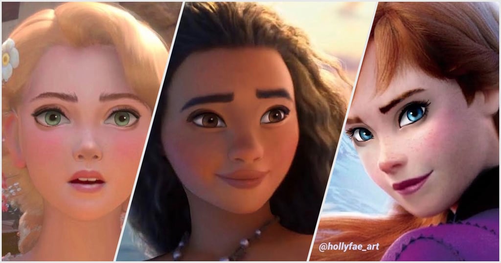 This TikTok Artists Creates Realistic Disney Art | Videos