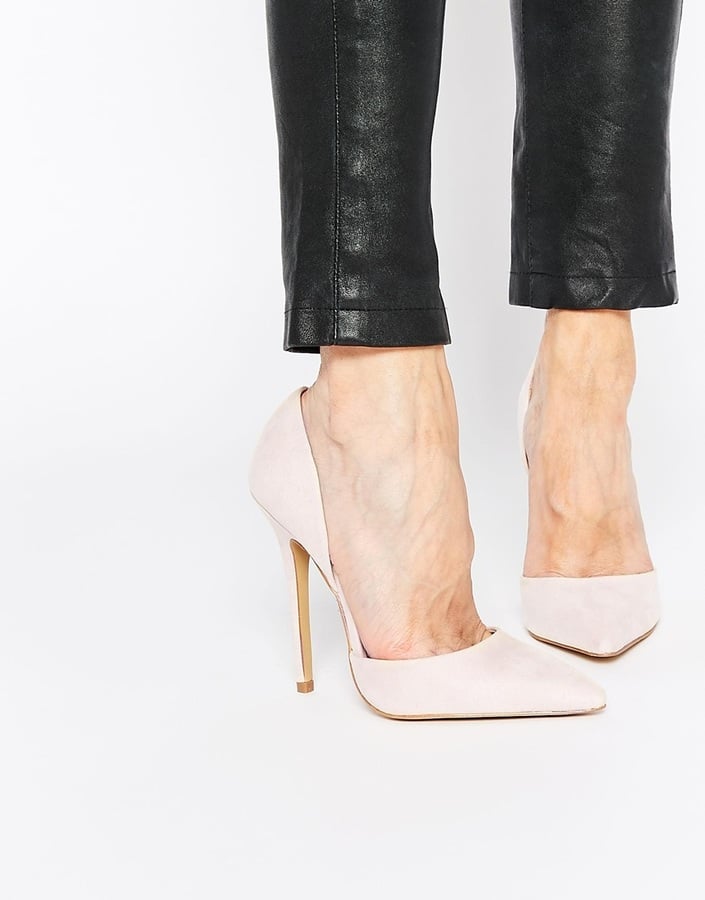 Carvela Albert Nude Point Toe 2 Part Pumps ($180)