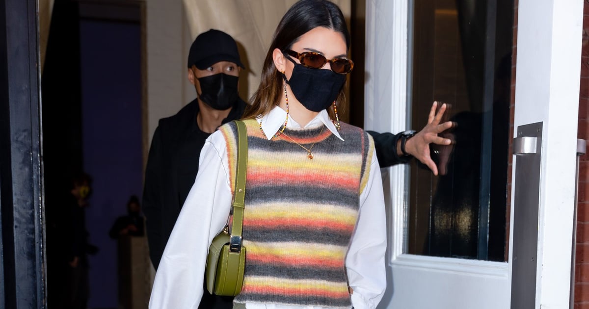 Kendall Jenner’s Colorful Mango Sweater Vest Can Be Yours For $50