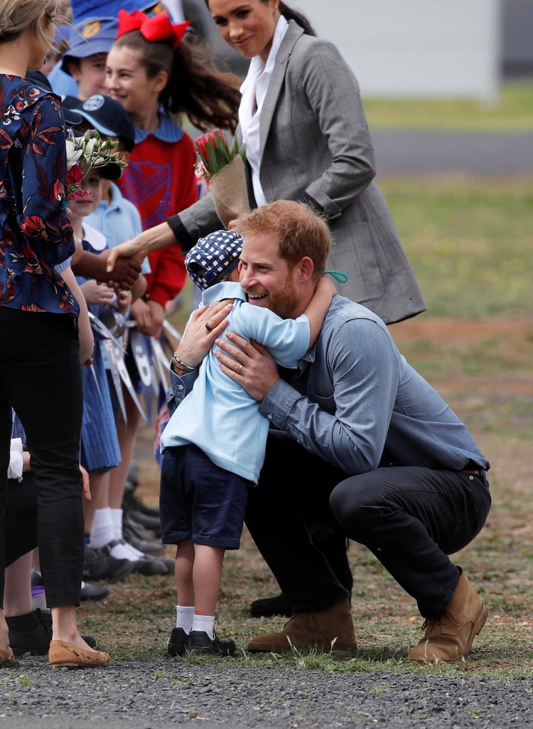 Prince Harry and Meghan Markle With Boy in Dubbo, Australia