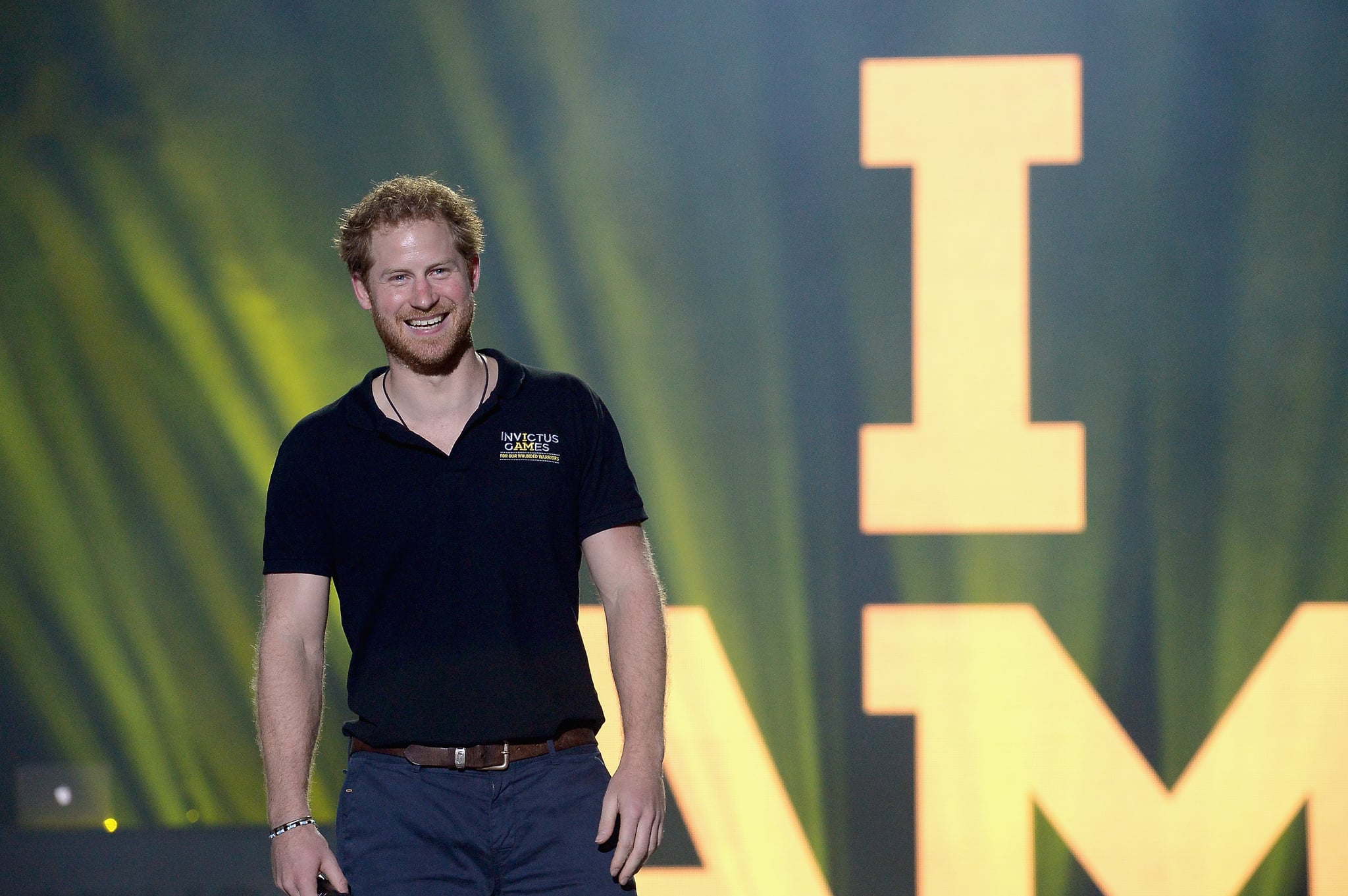 LAKE BUENA VISTA, FL - MAY 12:  Prince Harry closing remarks during the Invictus Games Orlando 2016 - Closing Ceremony at ESPN Wide World of Sports Complex on May 12, 2016 in Lake Buena Vista, Florida.  (Photo by Gustavo Caballero/Getty Images for Invictus Games)