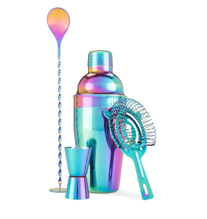 True Fabrications Rainbow Barware Set (47) Iridescent Gifts For the
