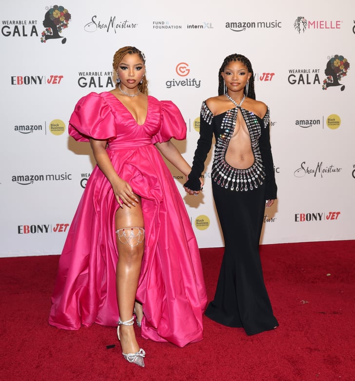 Chloe and Halle Bailey's Dresses at the Wearable Art Gala