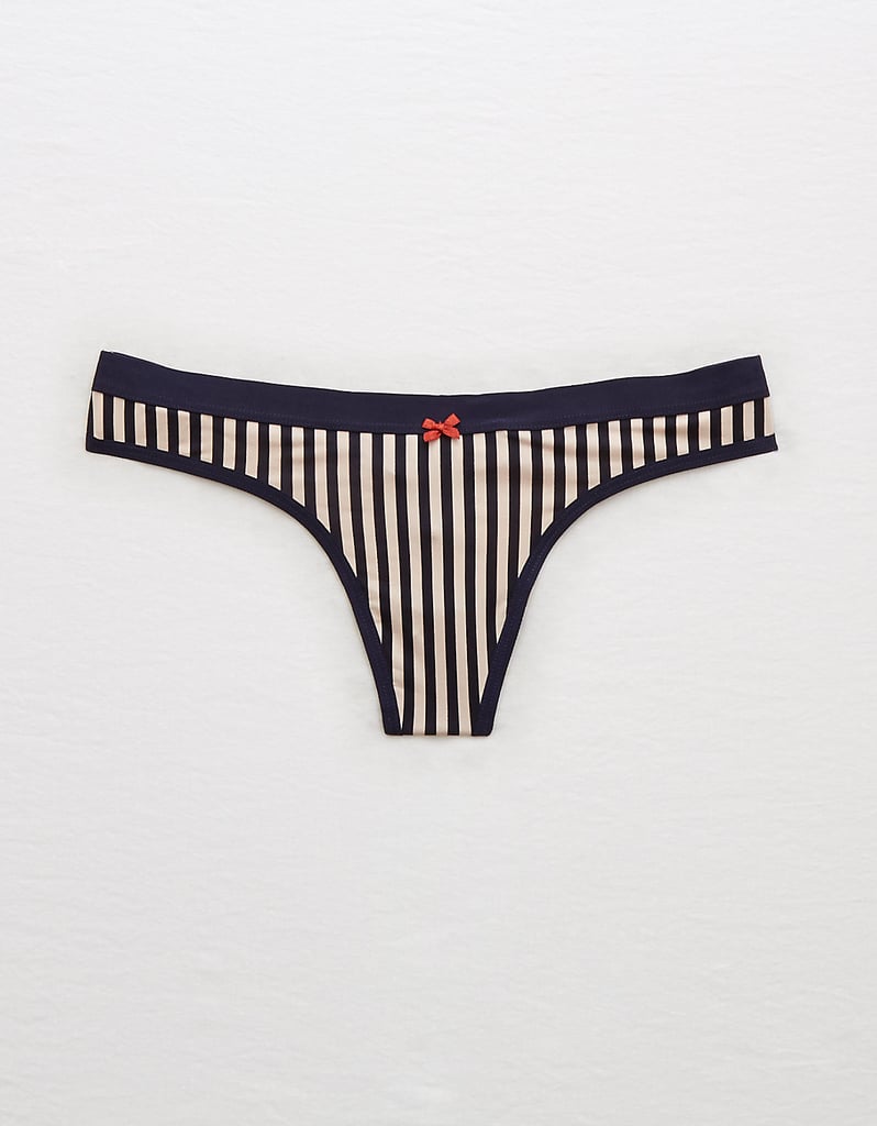 Aerie Shine Thong Comfortable Underwear For Summer POPSUGAR Fashion