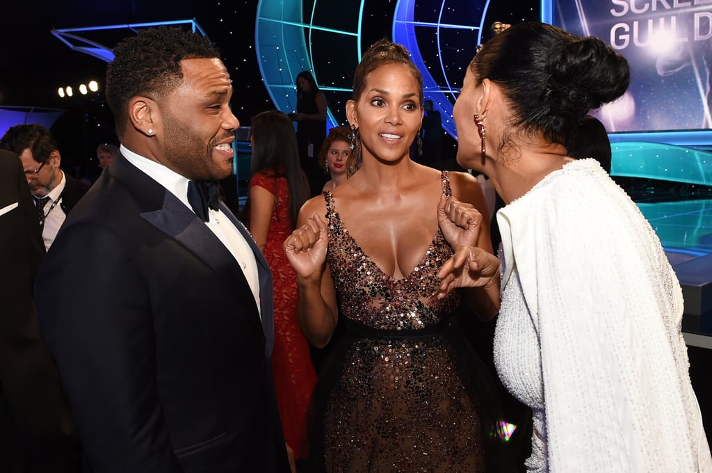 Pictured: Anthony Anderson, Halle Berry, and Tracee Ellis Ross