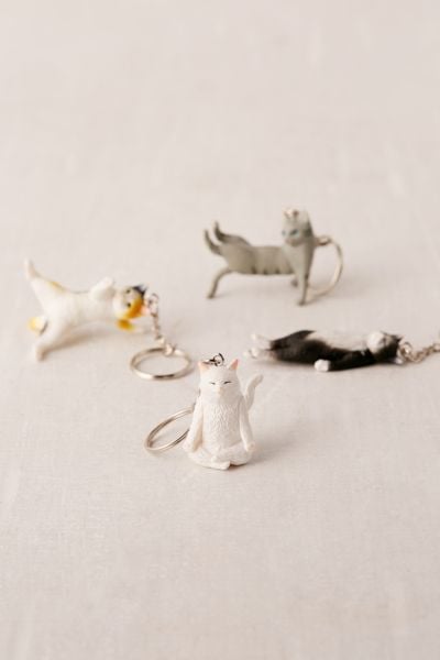 Meowditation Keychains