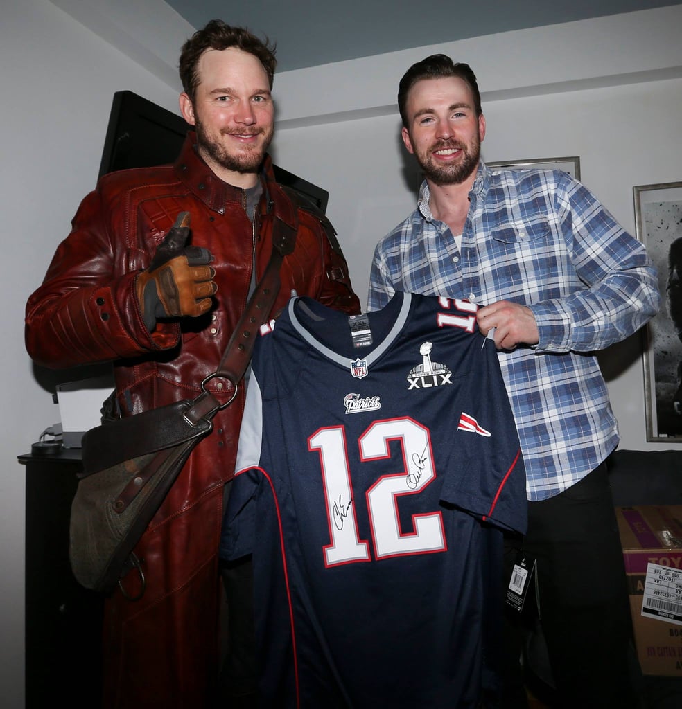 Chris Pratt and Chris Evans at a Nonprofit