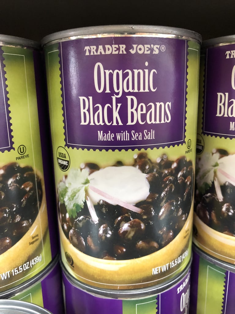 Canned Organic Black Beans HighProtein Vegan Products From Trader