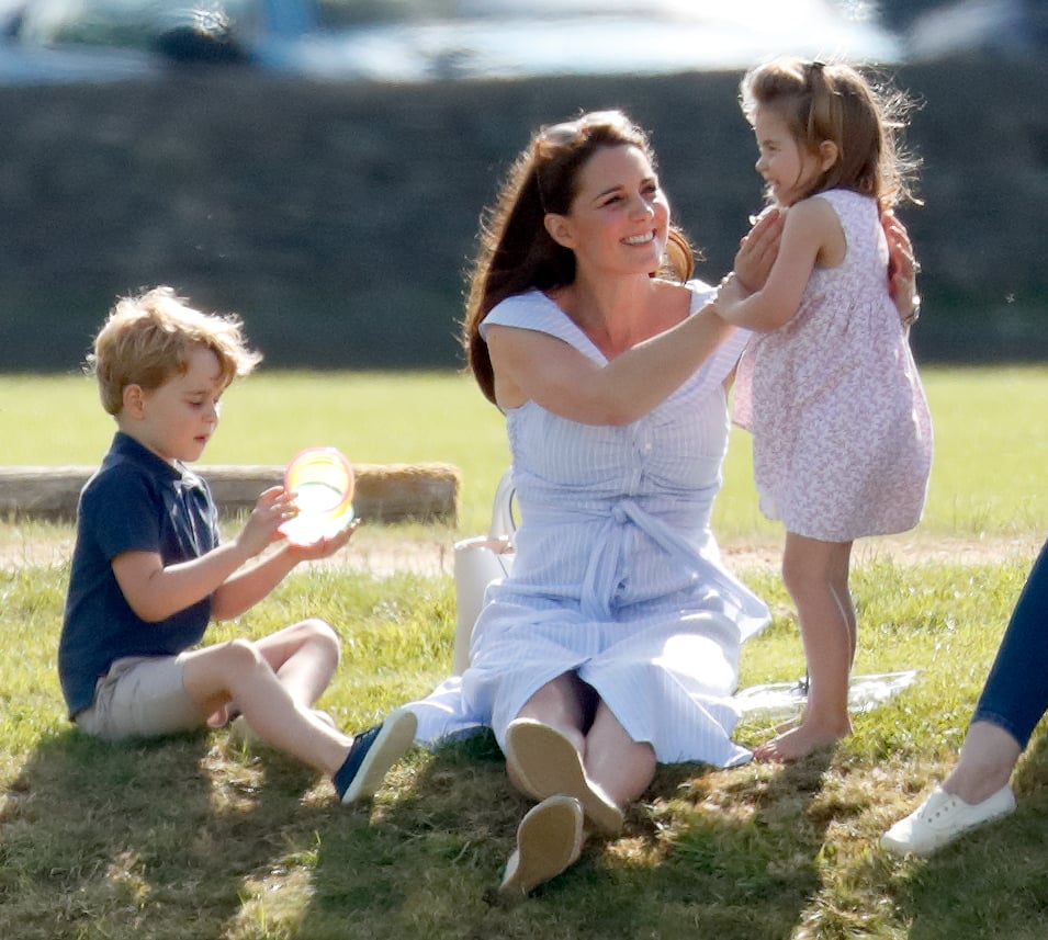 The Duchess of Cambridge With Prince George and Princess Charlotte