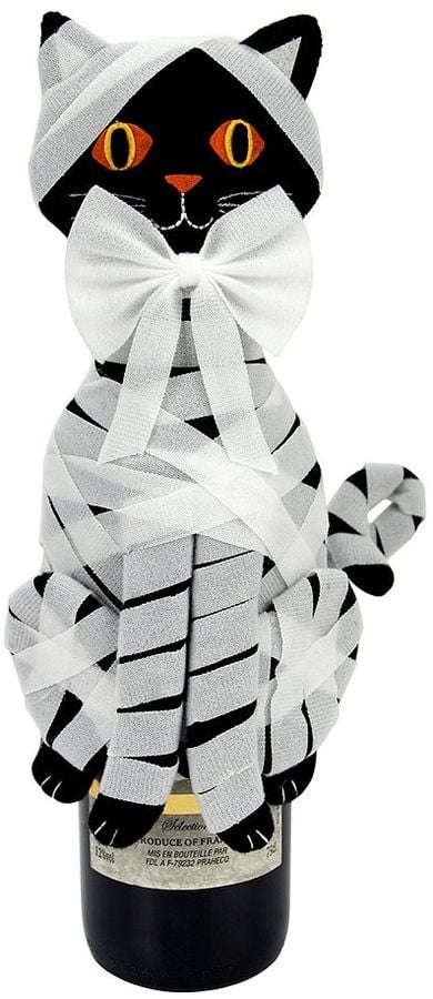 Mummy Cat Wine Bottle Cover 35 Cheap And Cute Halloween