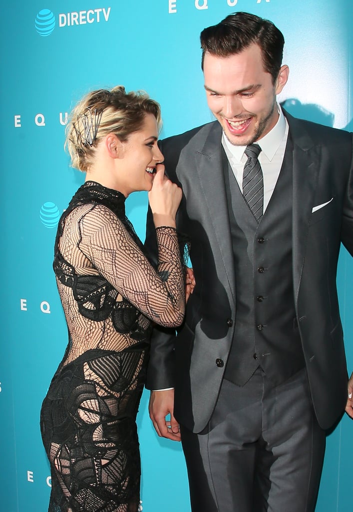 Kristen Stewart And Nicholas Hoult At La Equals Premiere Popsugar 