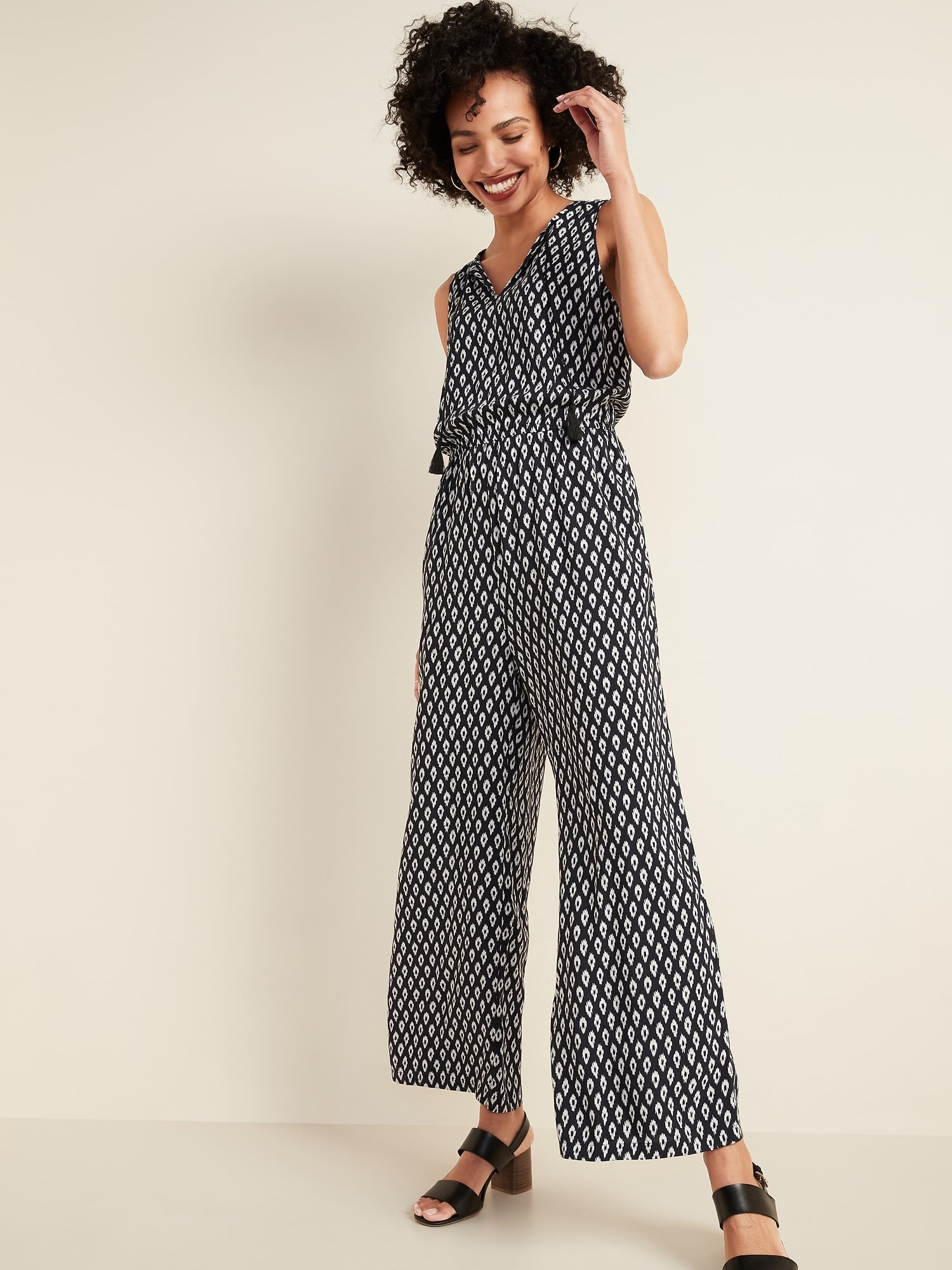 Printed Short-Sleeve Jersey Jumpsuit for Baby | Old Navy