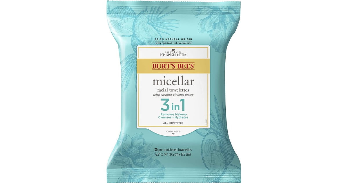 Burt's Bees 3in1 Facial Cleanser Towelettes and Makeup Remover Wipes