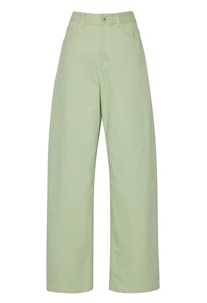 Lapointe Stretch Cotton Twill Slouchy Pant