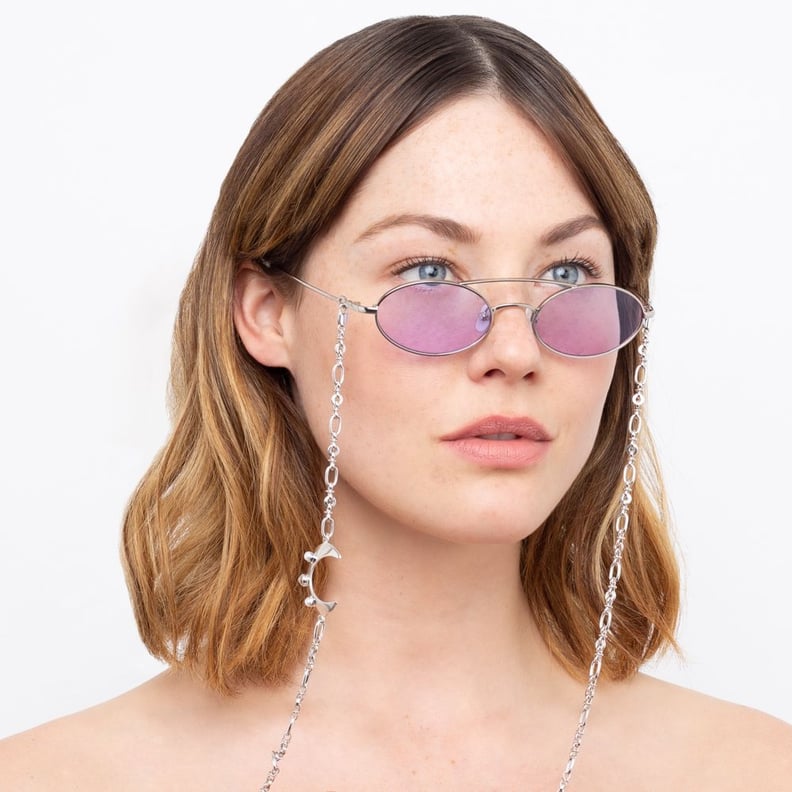 Linda Farrow x Alessandra Rich 2 C1 Oval Sunglasses