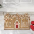Shop Pottery Barn's Gingerbread House Doormats, Featuring Actual Christmas Lights