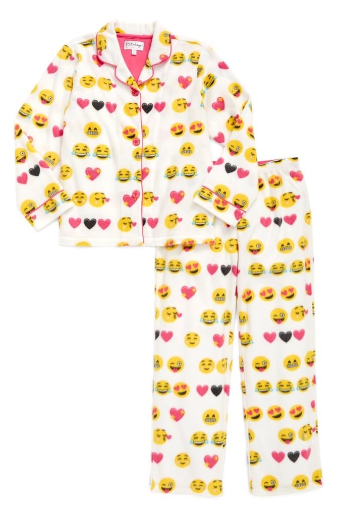 PJ Salvage 'Emoji' Two-Piece Pajamas