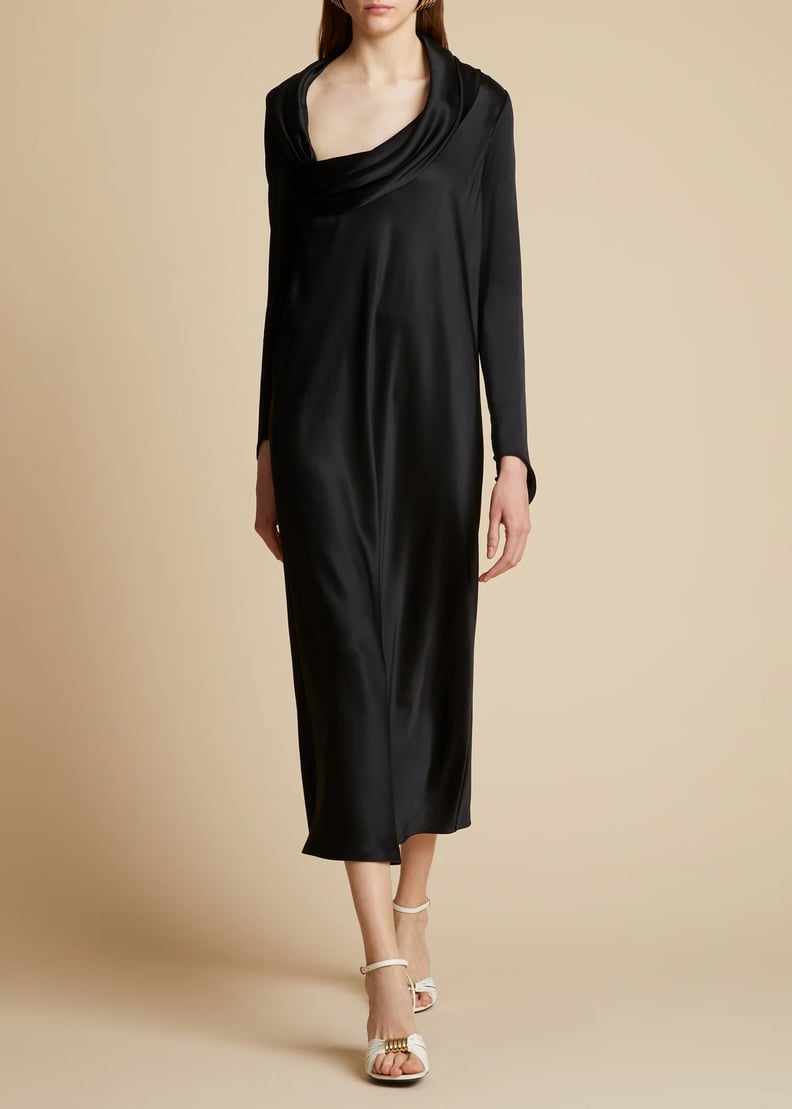 Black Dress For Funeral: Khaite The Olivier Dress