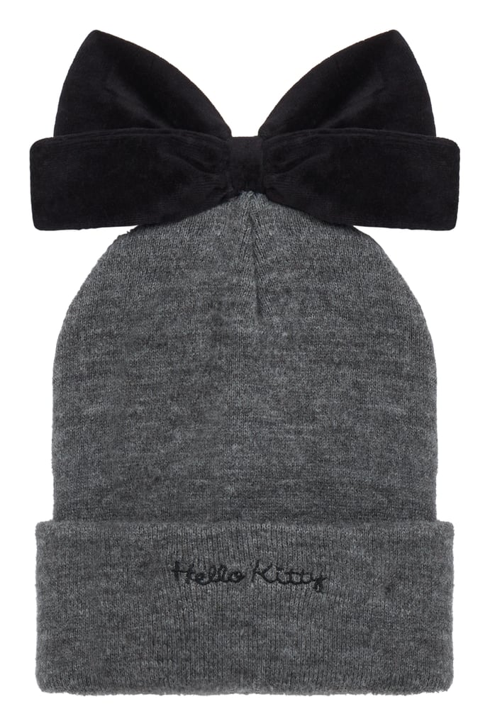 Hello Kitty X ASOS Velvet Bow Beanie With Embroidery Detail ($19)