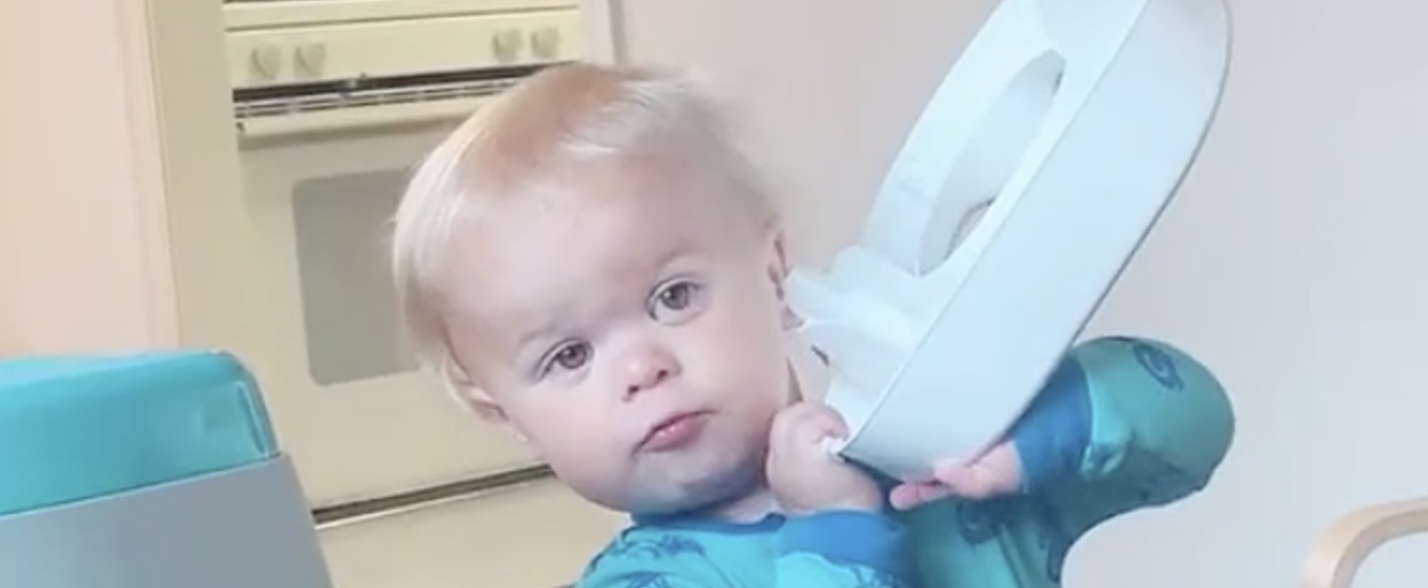 Toddler Throws Potty and Says He's Strong TikTok Video POPSUGAR Family