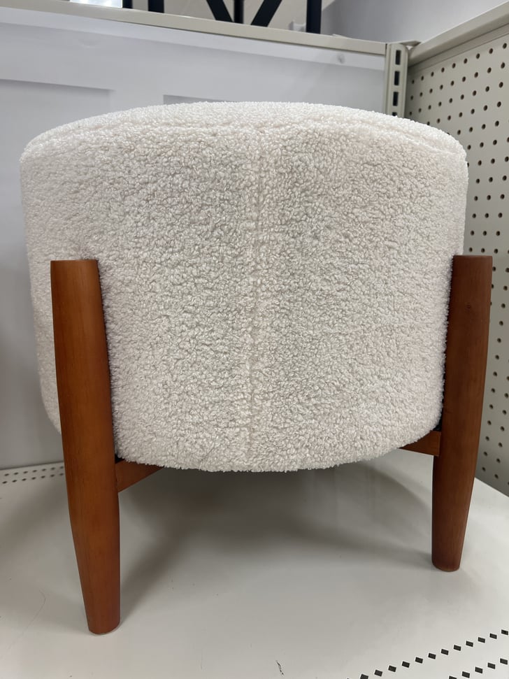 Elroy sherpa outlet round ottoman