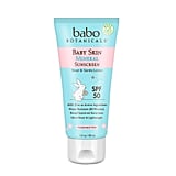 Babo Botanicals Baby Skin Mineral Sunscreen Lotion, SPF 50