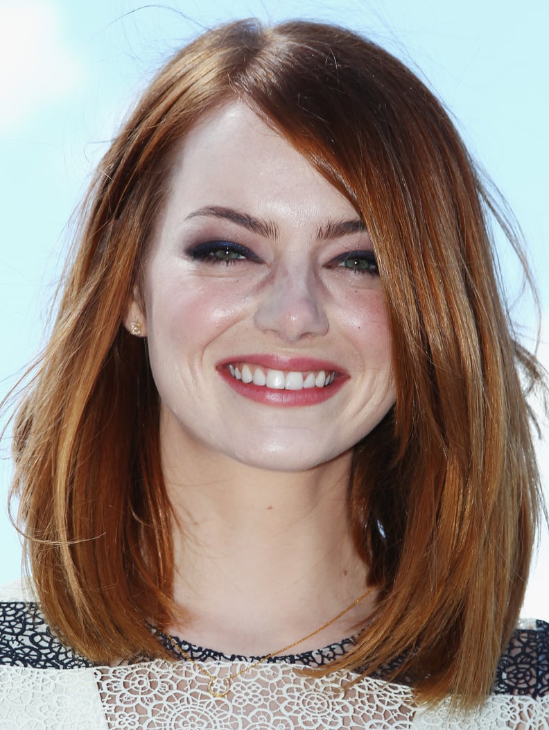 emma stone medium hair