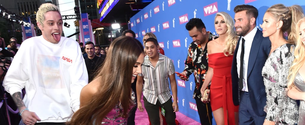 Why Did Ariana Grande and Pete Davidson Run Off VMAs Carpet?