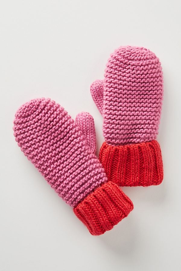 Colorblocked Mittens