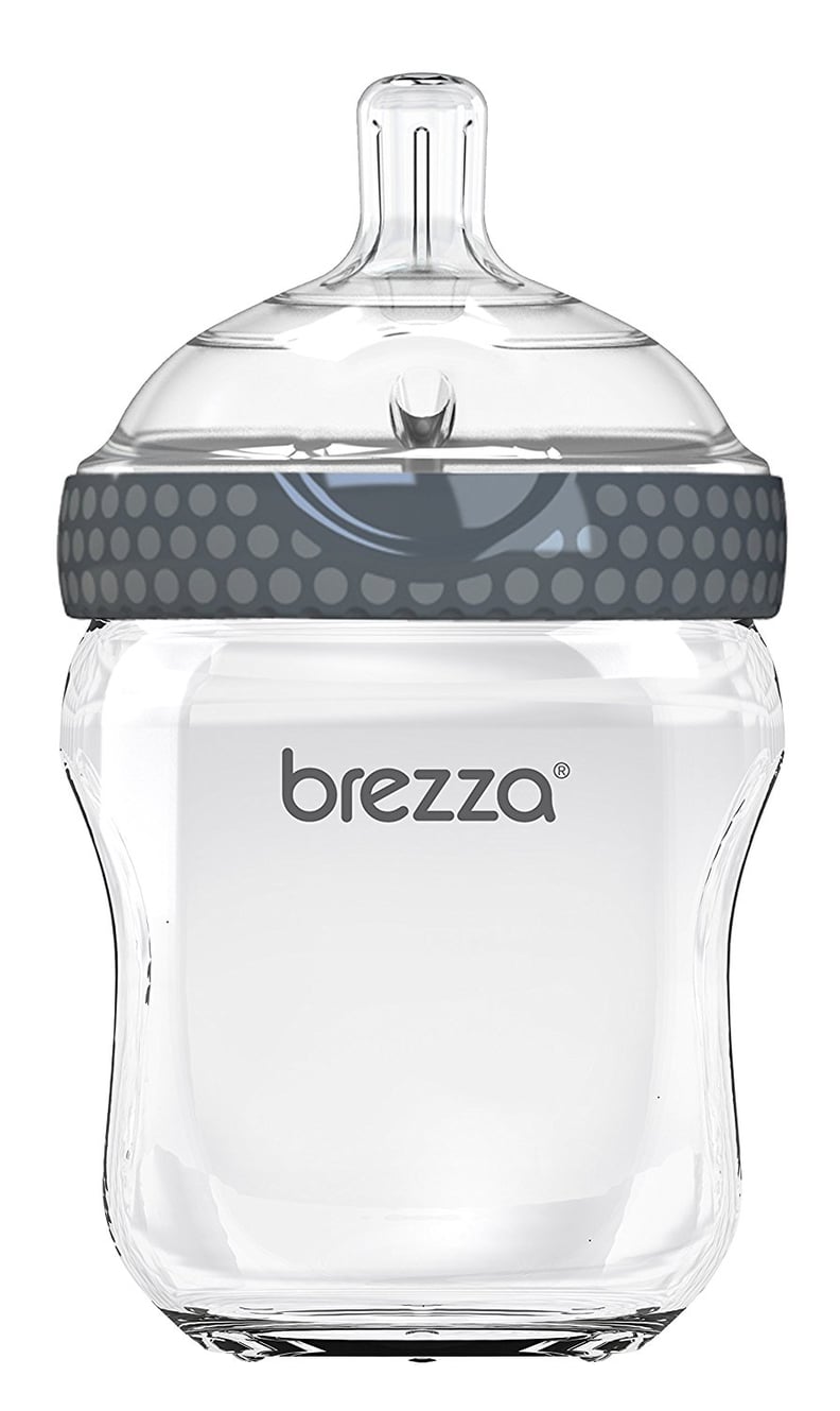 Baby Brezza Two-Piece Natural Glass Baby Bottle