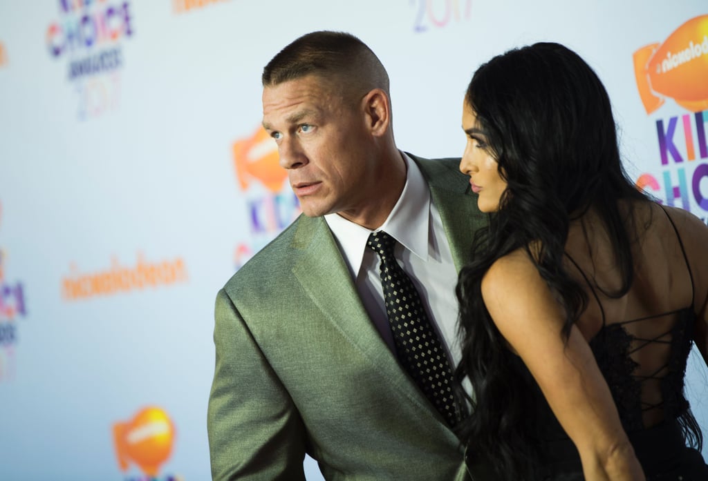 John Cena and Nikki Bella at 2017 Kids' Choice Awards