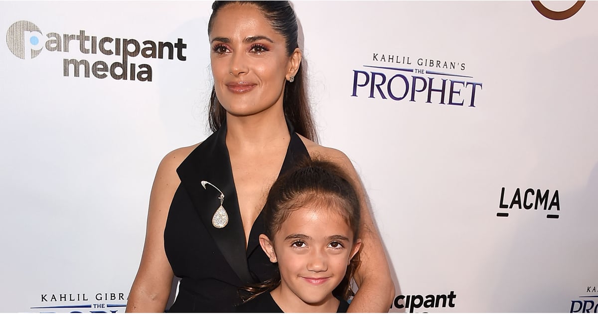 Salma Hayek and Her Daughter on the Red Carpet July 2015 ...