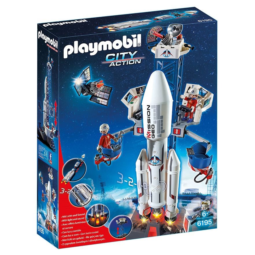 For 5-Year-Olds: Playmobil City Action Space Rocket With Launch Site