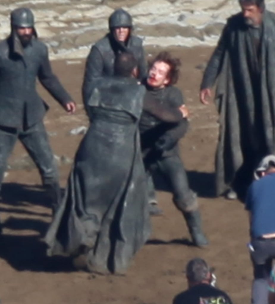Theon and Euron Greyjoy on the Game of Thrones Season 7 Set