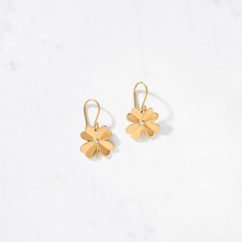 4-Leaf Clover Earring Satin