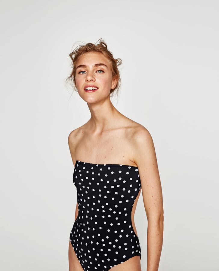 Zara Strapless Swimsuit | Swimsuit Trends For 2018 ...