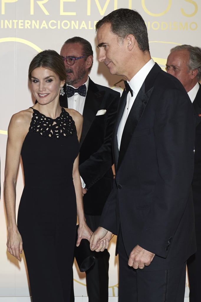 Queen Letizia and King Felipe in Black-Tie Attire Dec. 2015