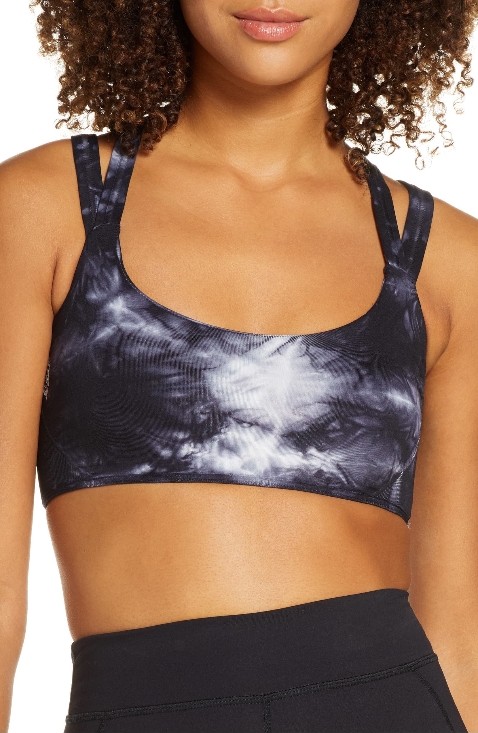 tie dye sports bra