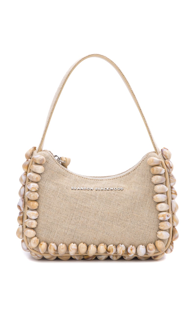 Brandon Blackwood Syl Linen Shoulder Bag