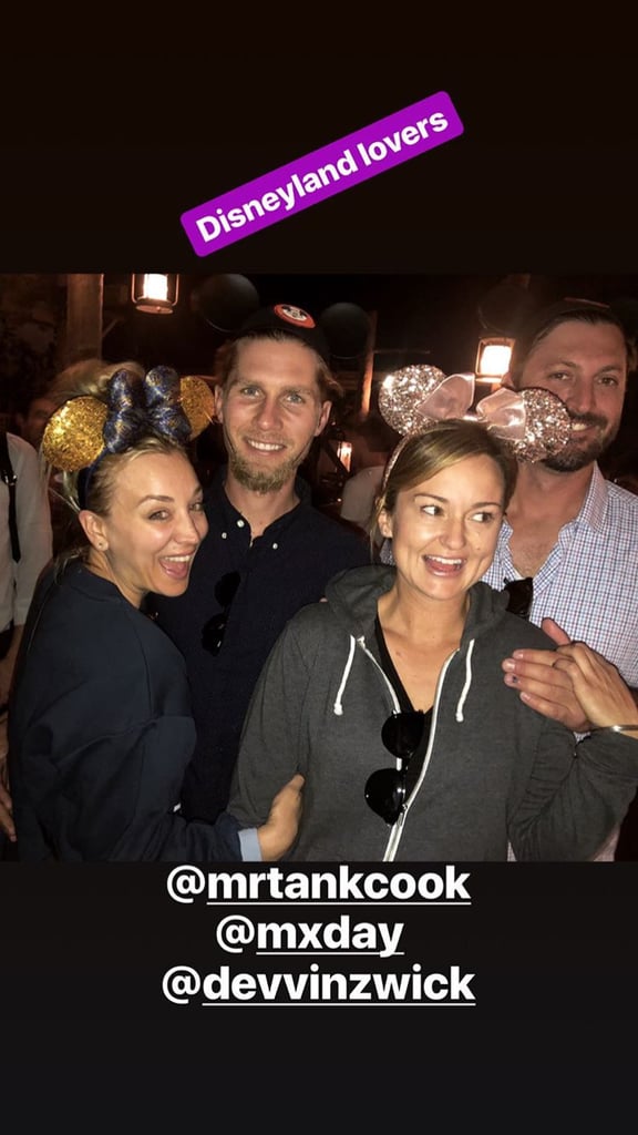 Kaley Cuoco and Karl Cook at Disneyland November 2018