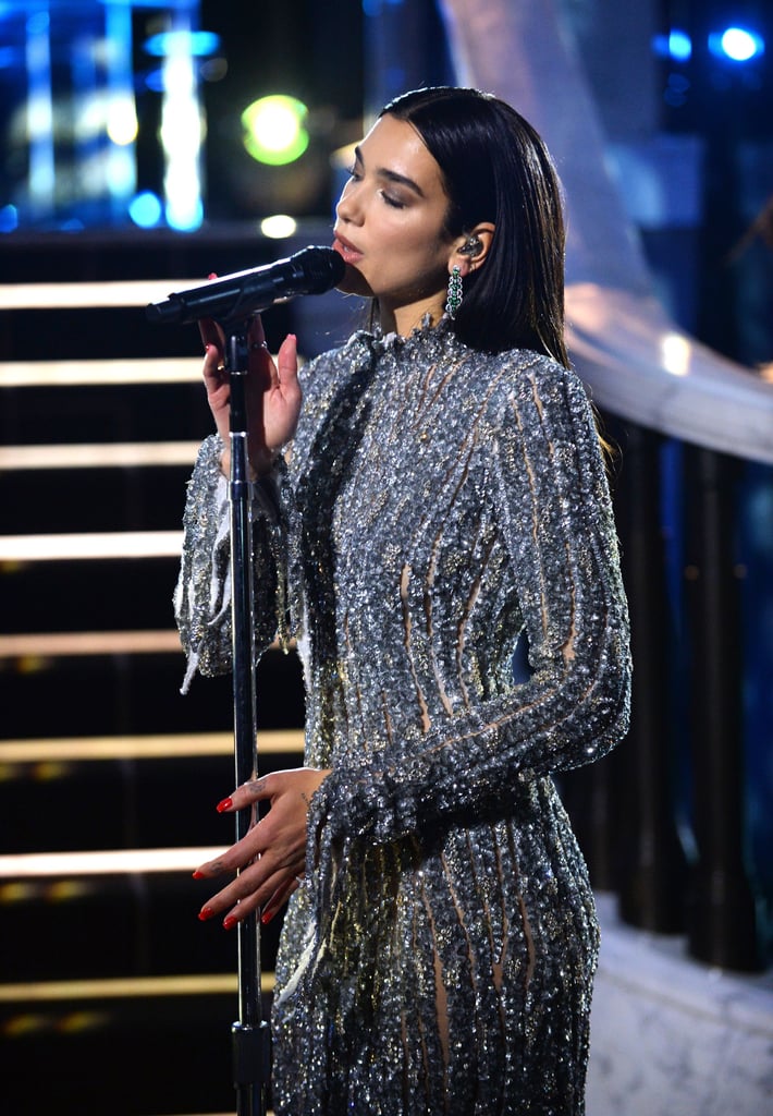 Dua Lipa's Balenciaga Gowns at Elton John's Oscars Party