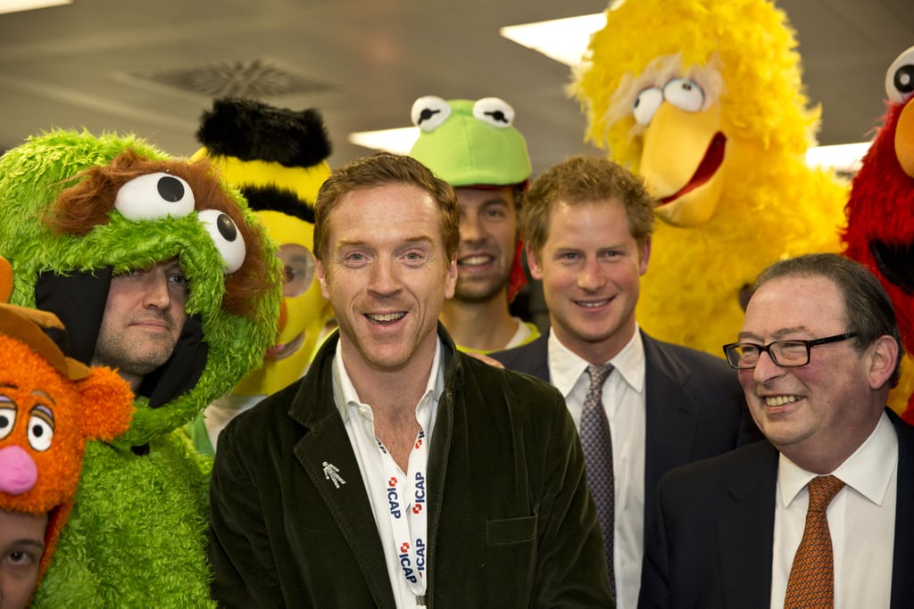 Prince Harry and Damian Lewis