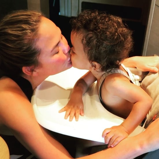 Baby Miles Kissing Chrissy Teigen For the First Time Video