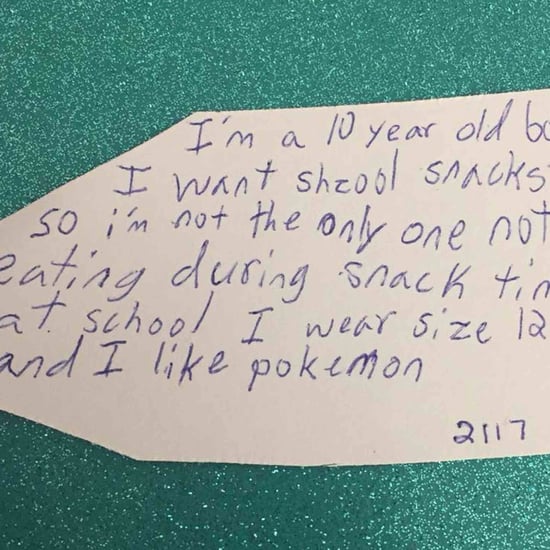Little Boy Asks For Snacks For Christmas
