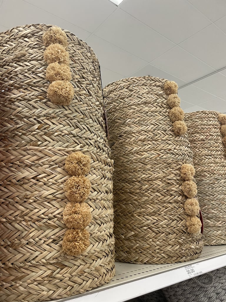 Organisation With Style: Opalhouse Natural Braided Seagrass Round Basket