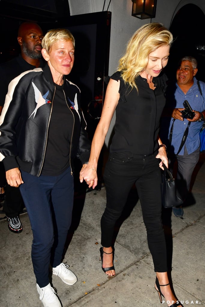 Ellen DeGeneres and Portia de Rossi in LA August 2018