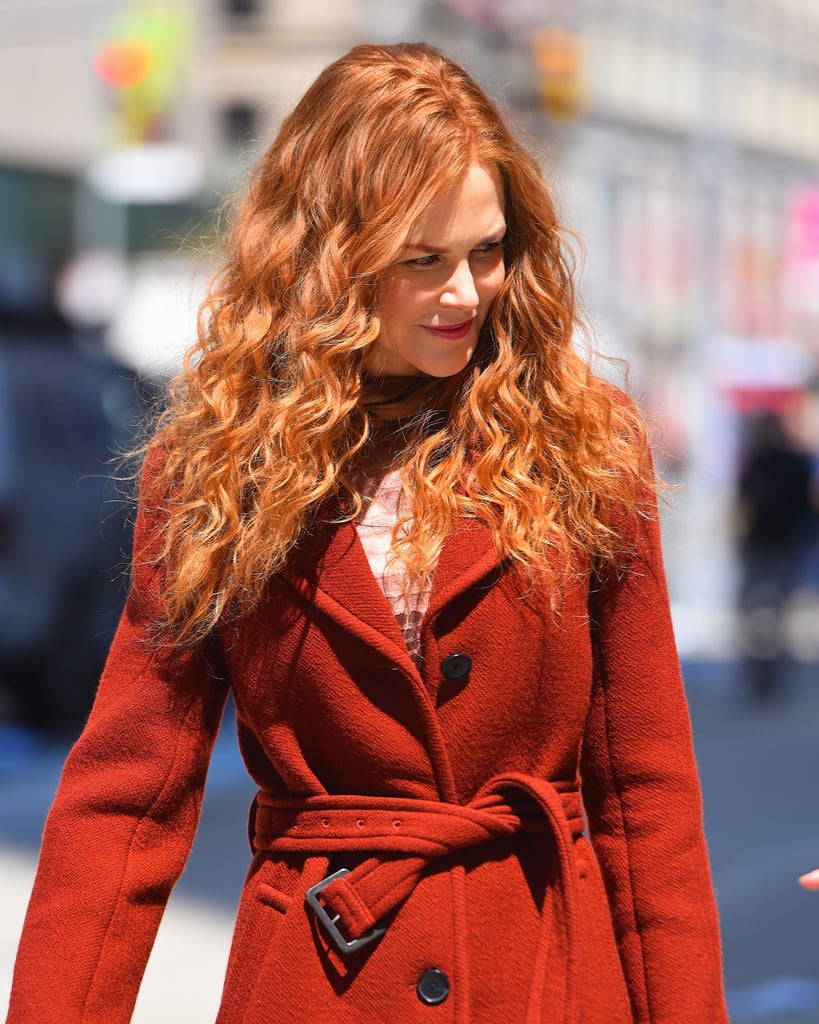 Nicole Kidman With Red, Curly Hair in 2019