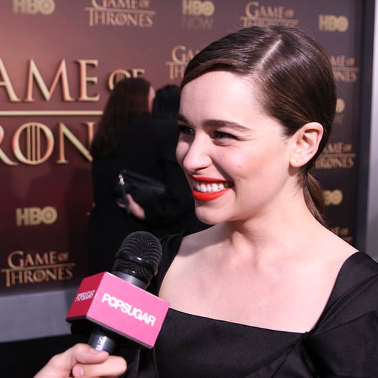 Emilia Clarke Game of Thrones Season 5 Premiere Interview