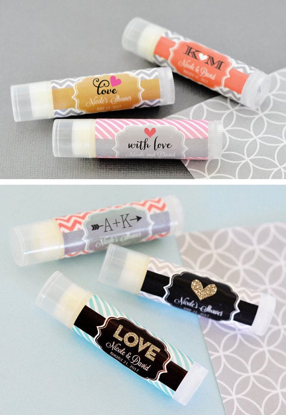 lip balm bridal shower favors