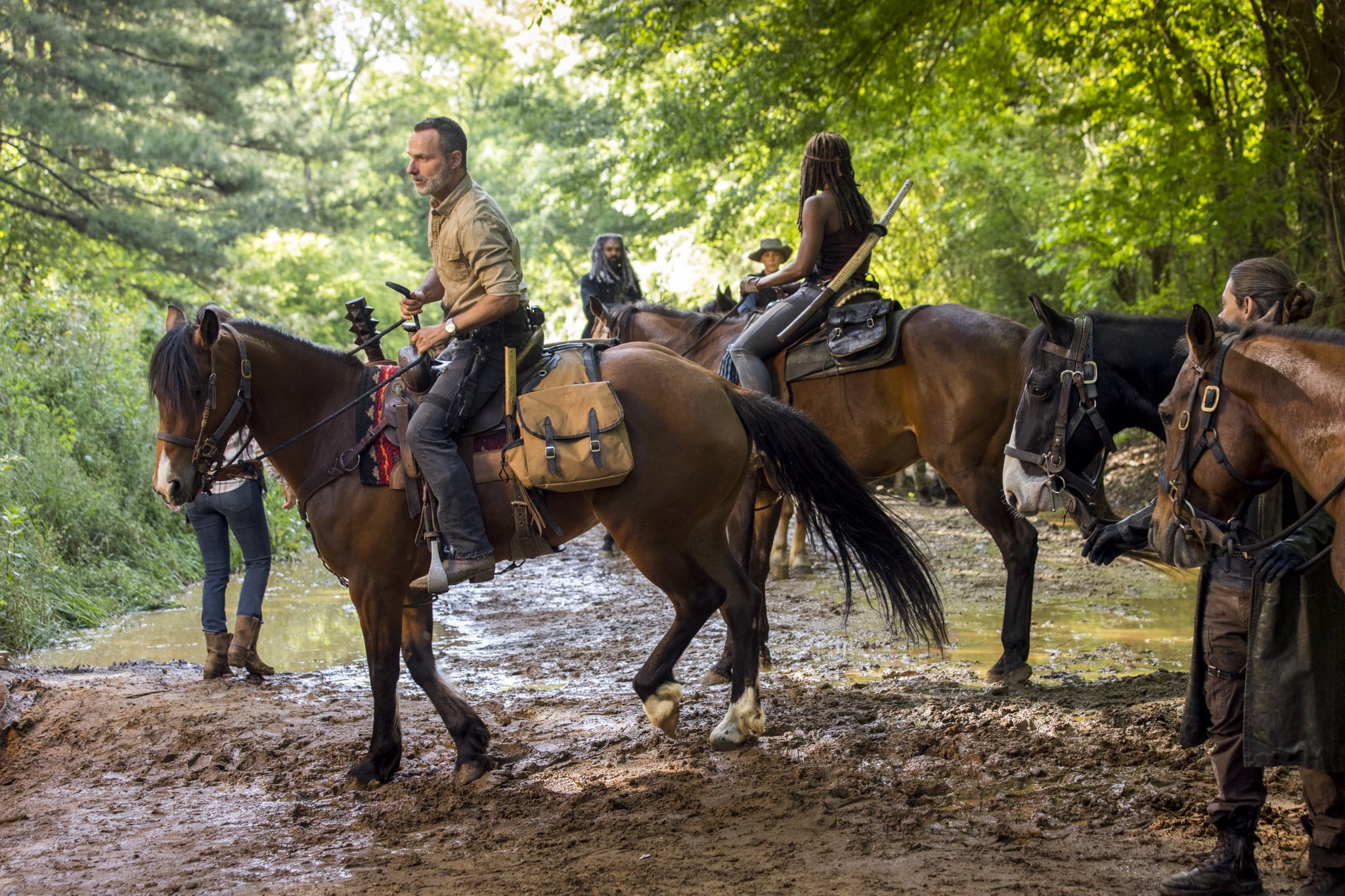 Do Rick And Michonne Have A Baby On The Walking Dead Popsugar